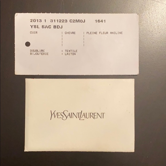 Black YSL clutch - Picture 3 of 3